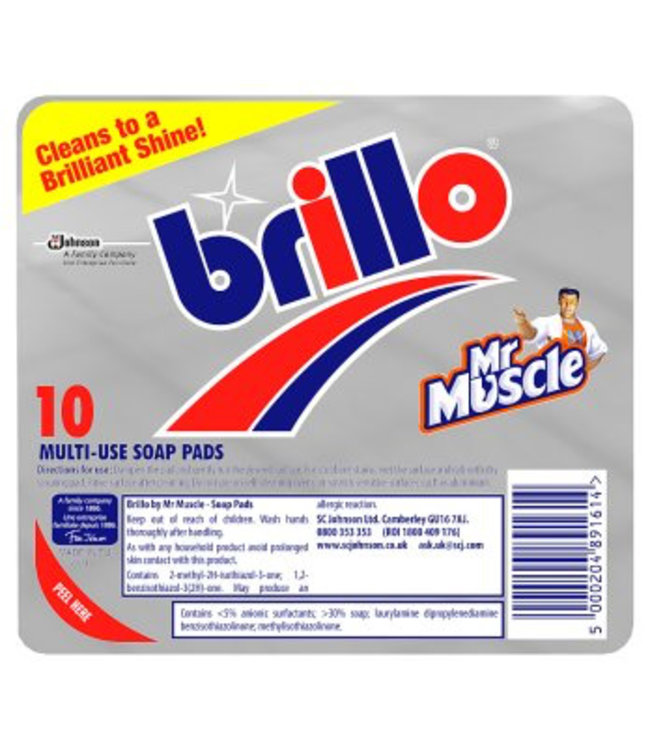Brillo Multi-Use Soap Pads 10pk