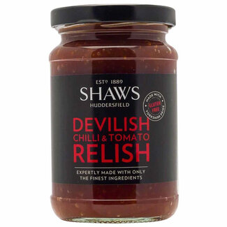 Shaws of Huddersfield Devilish Chilli & Tomato Relish Jar 300g