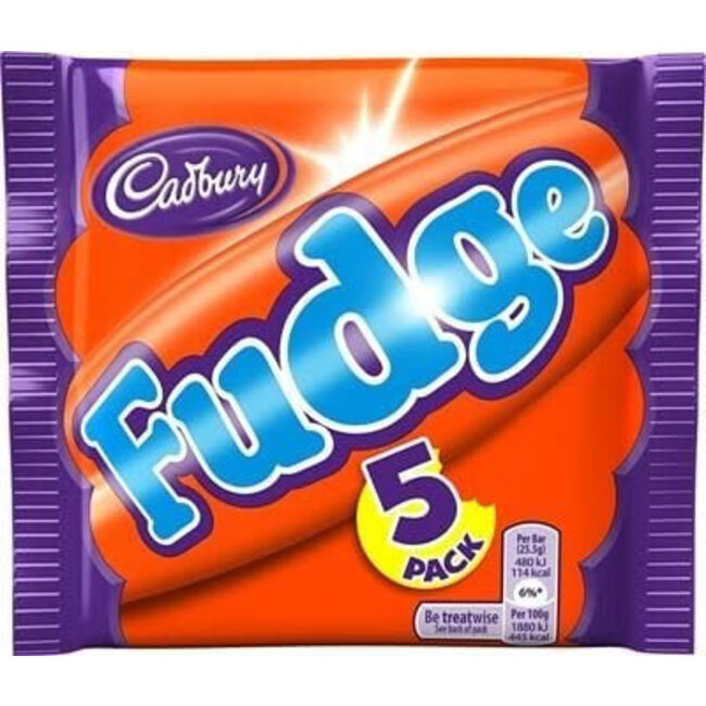 Fudge Chocolate Bar 5pk