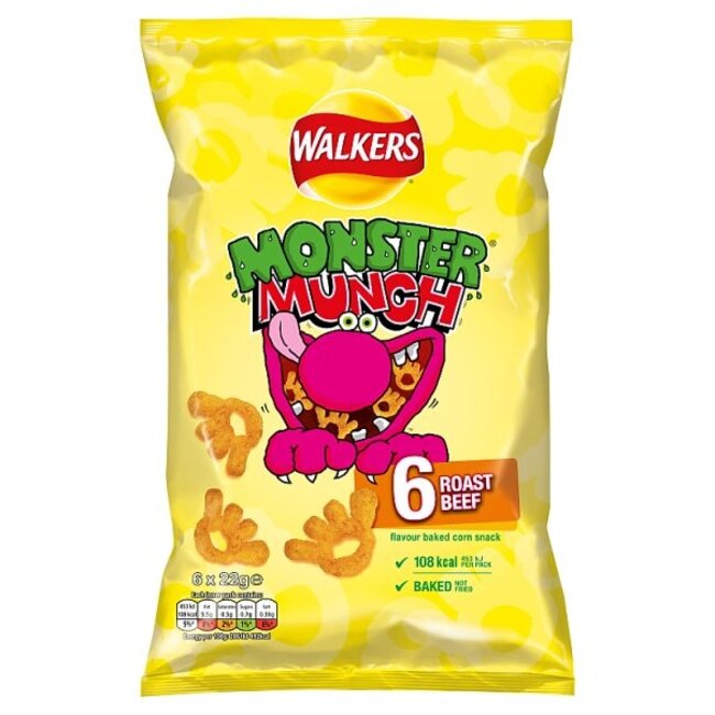 Monster Munch Roast Beef 6pk