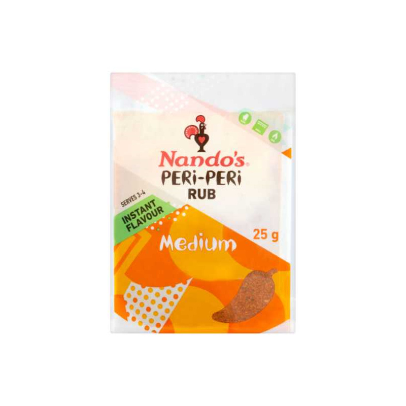 Nandos Nandos Peri Peri Medium Seasoning Rub 25g Russells British Store