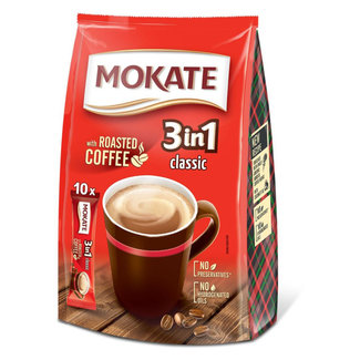 Mokate 3 in 1 Classic Instant Coffee 10 pk