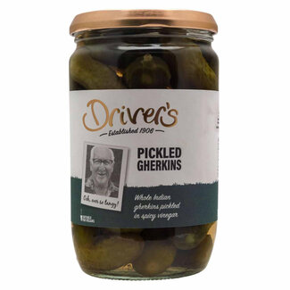 Drivers Pickled Gherkins Party Jar 710g