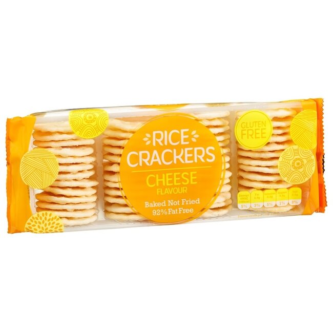 Rice Crackers Cheese Fat Free 100g