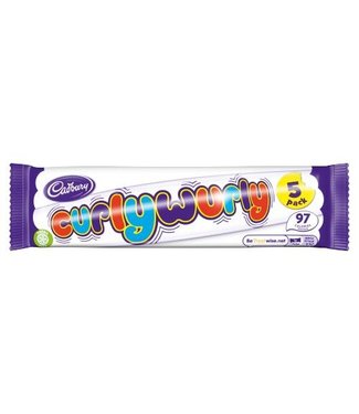 Cadburys Curly Wurly Chocolate Bar 5 Pack 107.5g