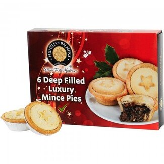 Huntley & Palmers Luxury Deep Filled Mince Pies 6's