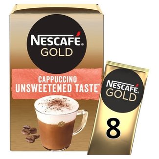 Nescafe Gold Cappuccino Unsweetened 8 Mugs