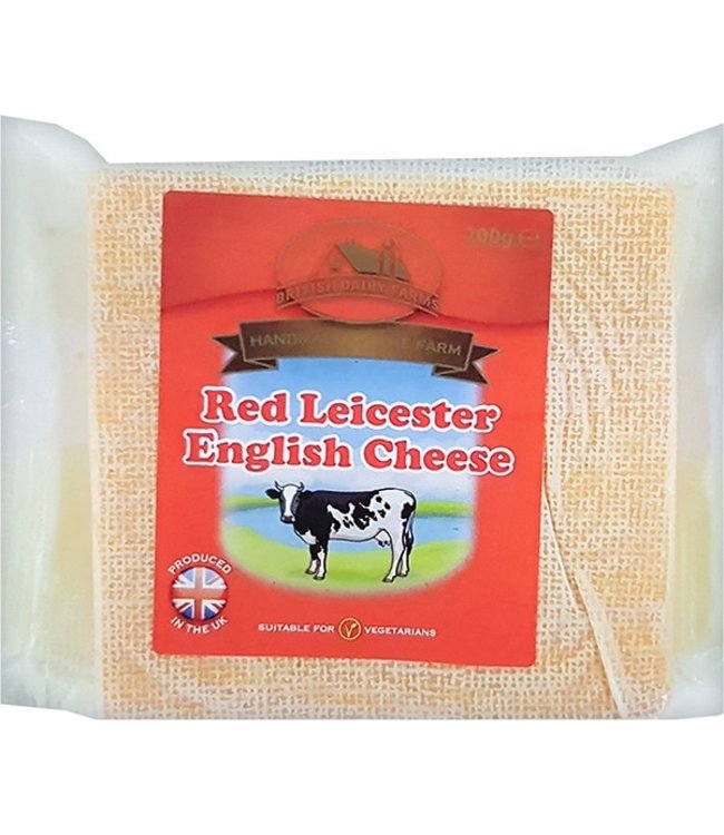 Red Leicester English Cheese 200g Russells British Store