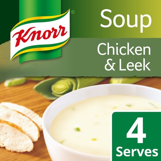 Knorr Knorr Chicken And Leek Dry Packet Soup 60g Russells British Store
