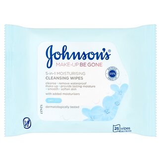Johnsons Make-up Be Gone 5-in-1 - 25 Wipes