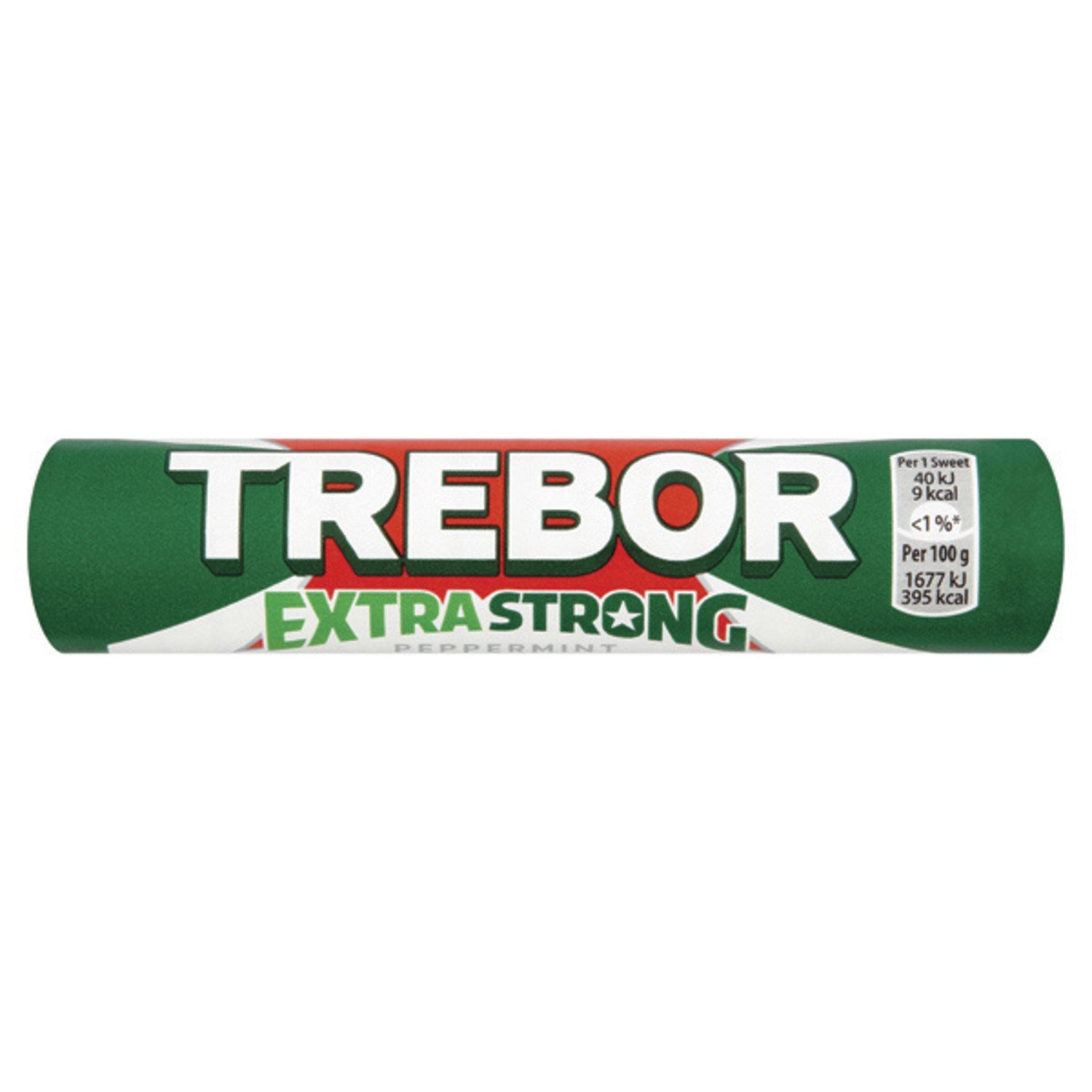 Trebor Trebor Extra Strong Peppermint Roll 41.3g Russells British Store