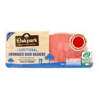 Oakpark Traditional Unsmoked Bacon 200g