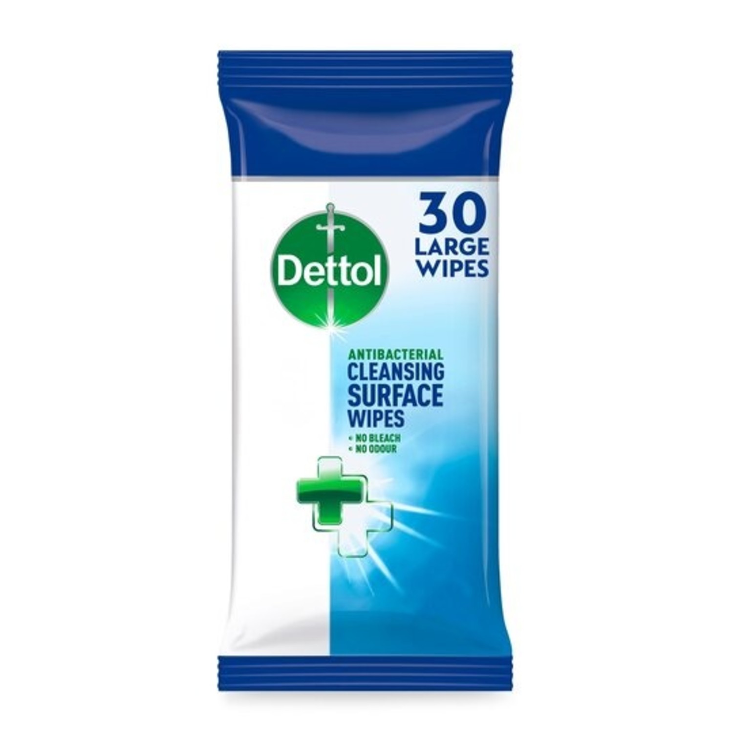 Dettol 2in1 AntiBacterial Wipes 15 Wipes Russells British Store