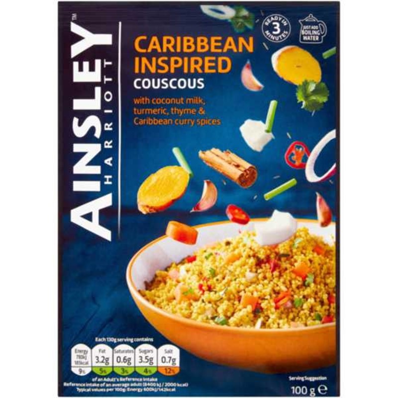 Ainsley Harriott Caribbean Couscous 100g Russells British Store