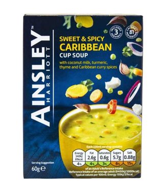 Ainsley Harriott Caribbean Cup Soup 3 Sachets 60g