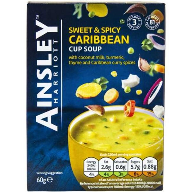 Caribbean Cup Soup 3 Sachets 60g