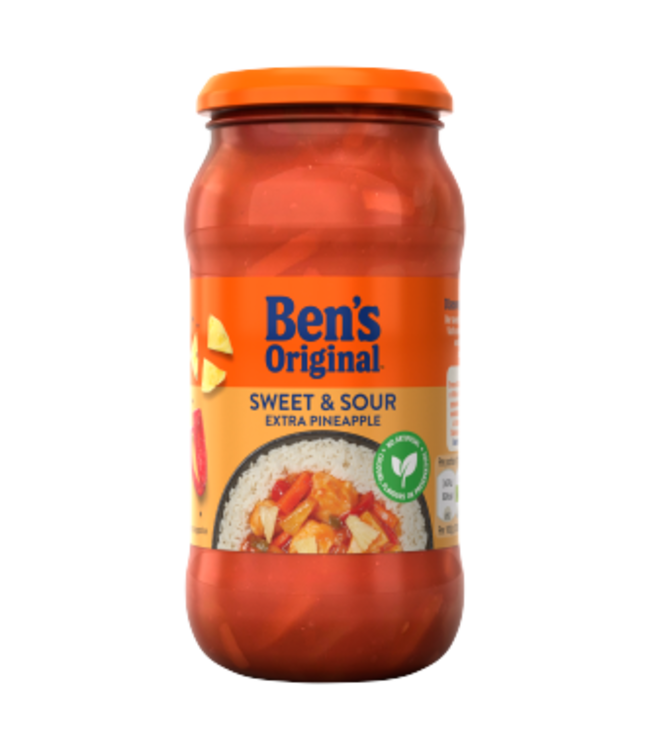 Uncle Bens Sweet and Sour Sauce Extra Pineapple 450g Russells British