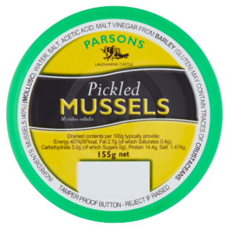 Parsons Pickled Mussels 155g