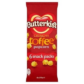 Butterkist Crunchy Toffee Popcorn 6pk