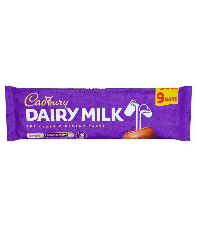 Cadbury Dairy Milk 9pk 245g