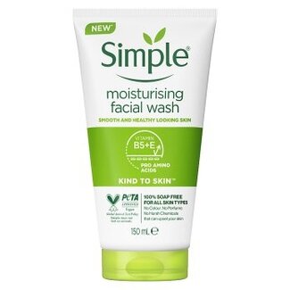 Simple Moisturising Facial Wash Gel 150 ml