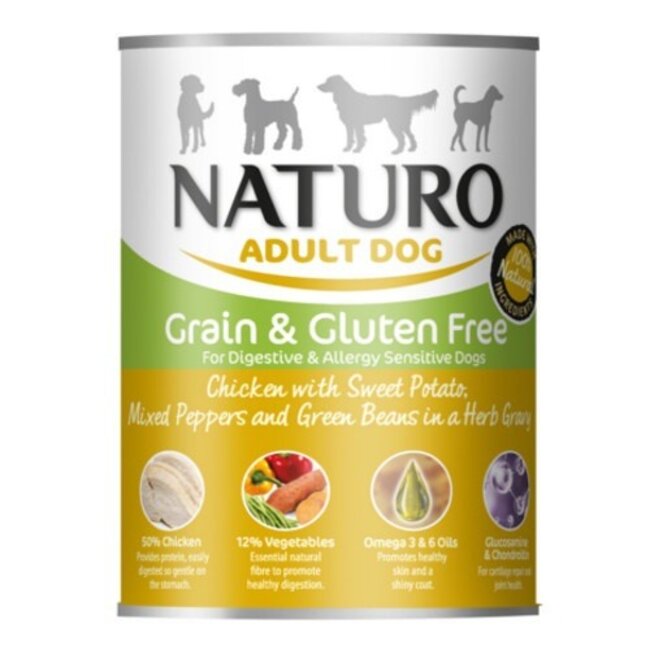 Adult Dog Chicken Veg Grain & Gluten Free 390g