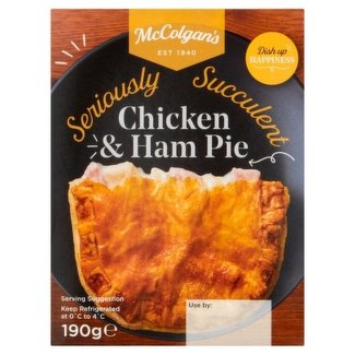 McColgans Chicken & Ham Pie 190g