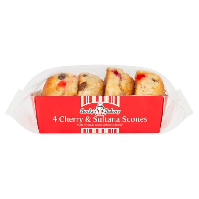 4 Cherry & Sultana Scones