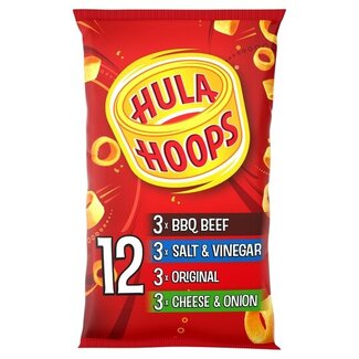 KP Hula Hoops Family Pack 12 x 24g