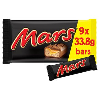 Mars Snack Size Bars Multipack 9x33.8g