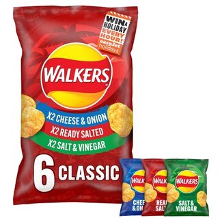 Walkers Variety Crisps 6pk