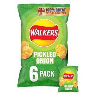 Walkers Pickled Onion 6pk