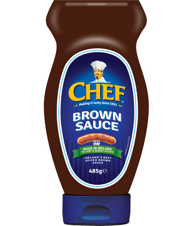 Chef Brown Sauce Squeezy 485gr