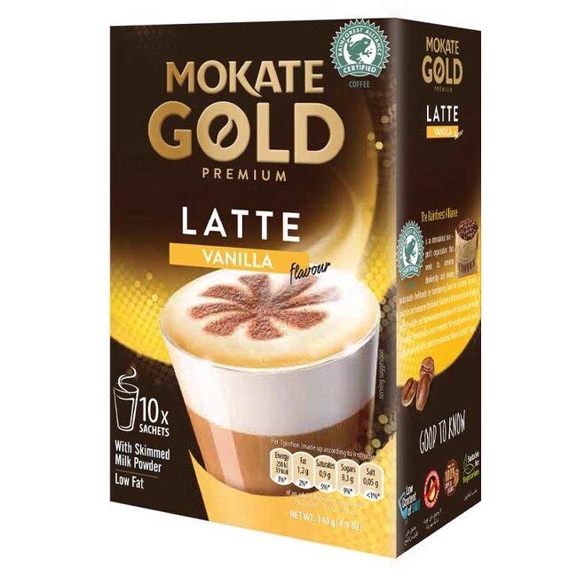 Gold Vanilla Latte 10 Pack 140g