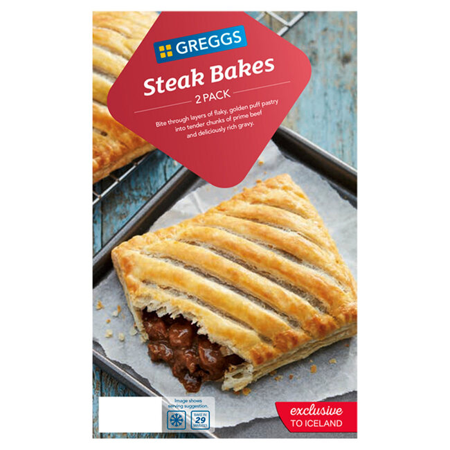 2 Steak Bakes 280g