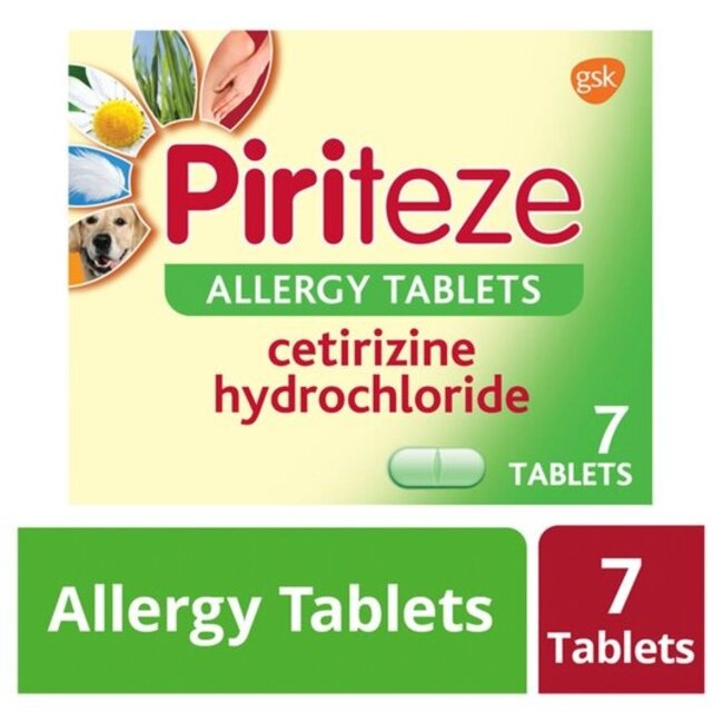 Piriteze Allergy Tablets