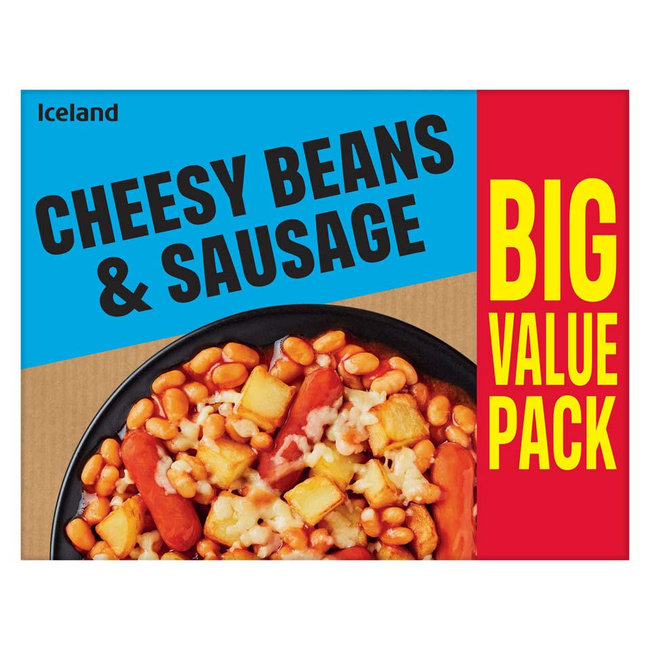 Cheesy Beans and Sausage 500g