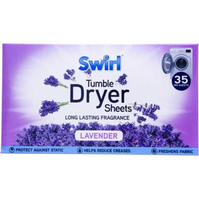 Swirl Lavender Laundry Sheets 35's
