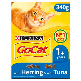 Go-cat Adult Dry Cat Food Tuna Herring & Veg 320g