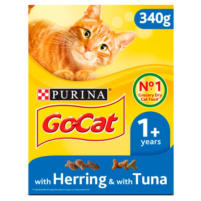 Adult Dry Cat Food Tuna Herring & Veg 320g