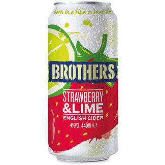 Brothers Strawberry And Lime Cider Can 440ml