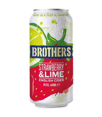 Brothers Brothers Strawberry And Lime Cider Can 440ml
