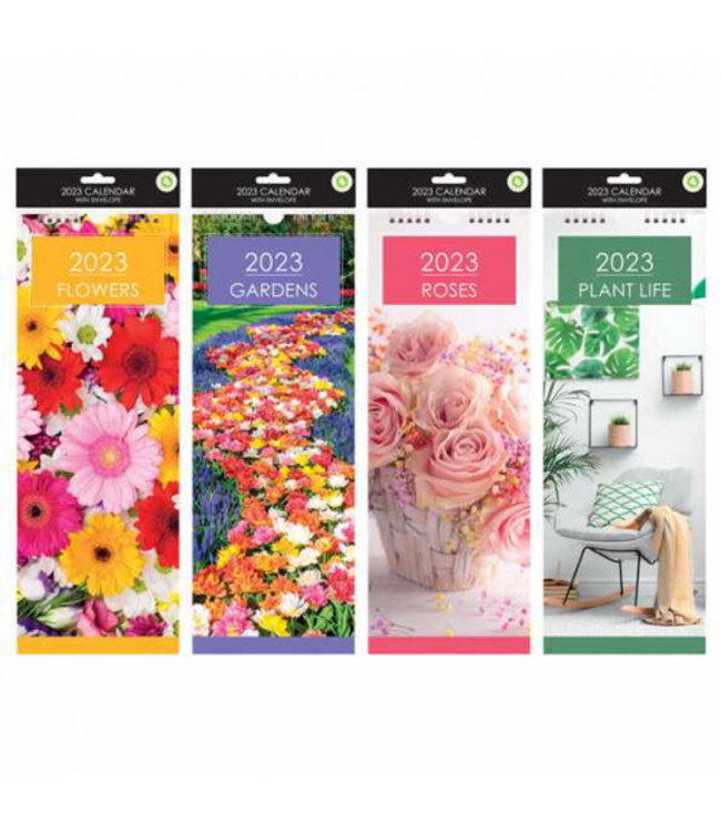 2023 Slimline Calendar Floral Designs