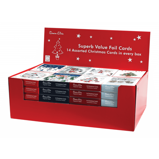 14 Christmas Cards 2 Designs