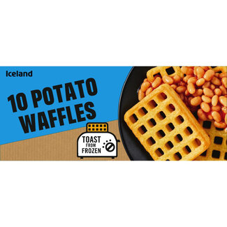 Iceland 10 Potato Waffles 560g