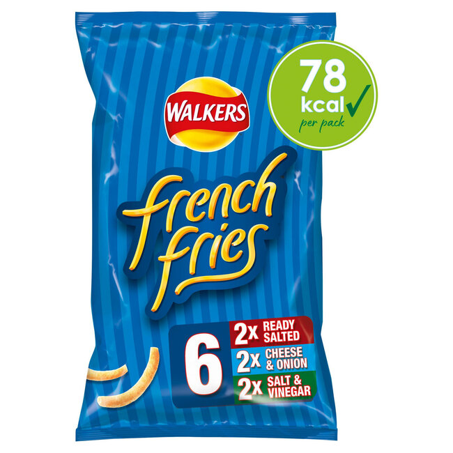 French Fries Variety Multipack Snacks 6x18g