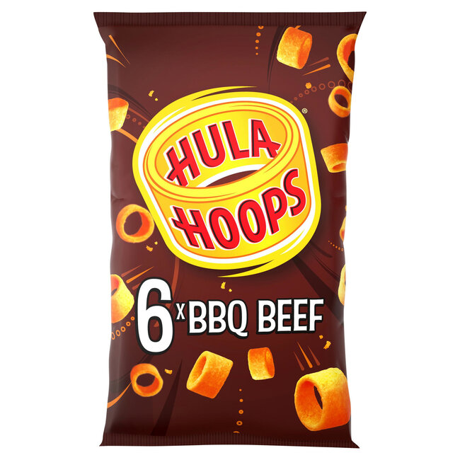 Hula Hoops BBQ Beef 6pk