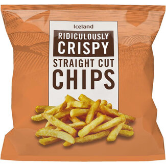 Iceland Iceland Ridiculously Crispy Straight Cut Chips 1.2kg