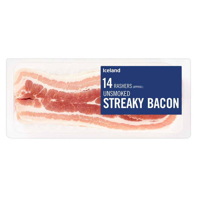 Unsmoked Streaky Bacon 235g
