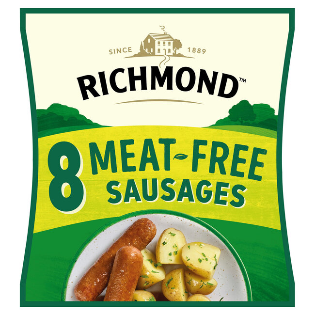 8 Meat-Free Tasty Sausages 304g